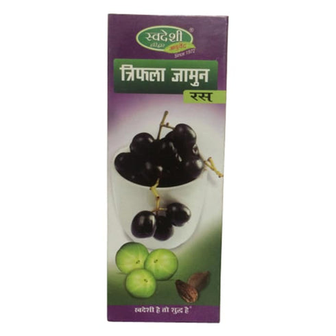 Swadeshi Ayurved Swadeshi Triphala Jamun Ras bottle of 500 ml Liquid