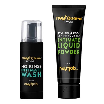 Nuutjob Sweat Proof 200ml Combo Nuutclean Dry Wash + Nuut Guard Liquid Powder