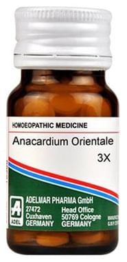 ADEL Anacardium Orientale Trituration Tablet 3X