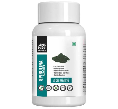 Ae Naturals Spirulina Capsules 60 Caps