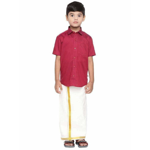 Ramraj Giza Cotton Set Red