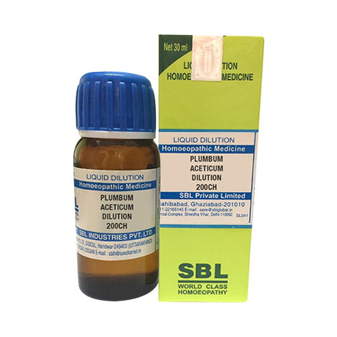SBL Plumbum Aceticum Dilution 200 CH