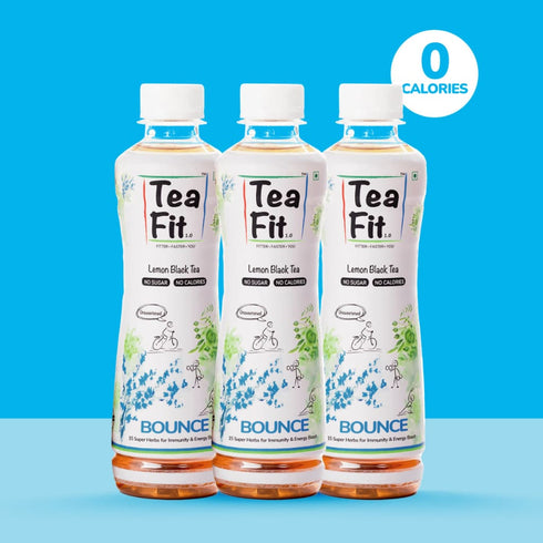 Tea Fit Teafit Bounce| Lemon Black Unsweetened Iced Tea