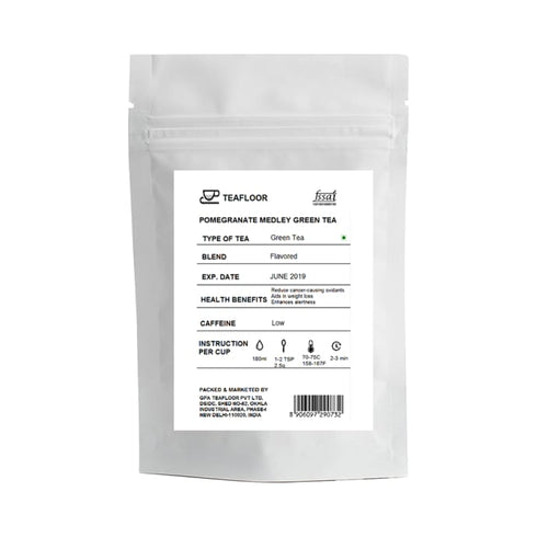 Teafloor Green Tea Pomegranate Medley