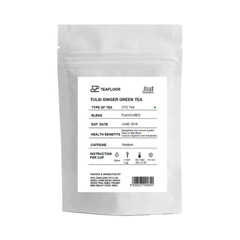 Teafloor Green Tea Tulsi Ginger