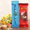 Striking Epoxy Rakhi & LuvIt Fruit N Nut Chocolate