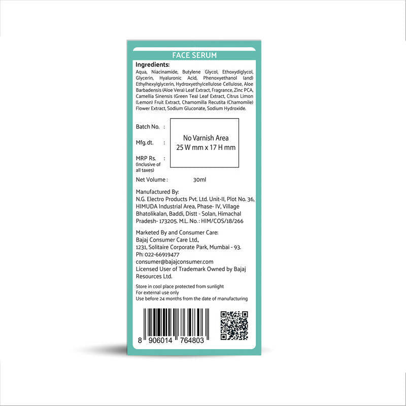 Bajaj Nomarks Skin Clearing Face Serum – PUSHMYCART