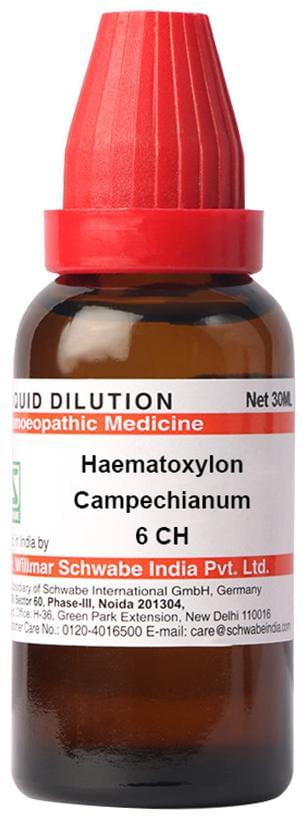 Dr Willmar Schwabe India Haematoxylon Campechianum Dilution 6 CH