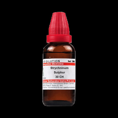 Dr Willmar Schwabe India Strychninum Sulphur Dilution