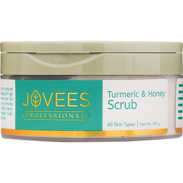 Turmeric Honey Scrub With Vitamin E For All Skin Types PUSHMYCART