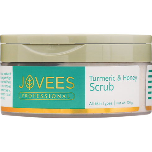 Jovees Herbal Turmeric Honey Scrub With Vitamin E For All Skin Types