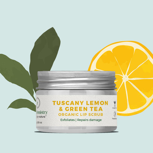 Juicy Chemistry Tuscany Lemon & Green Tea Lip Scrub 10g