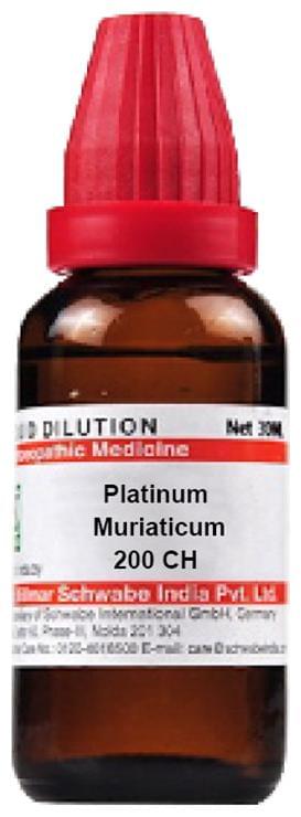 Dr Willmar Schwabe India Platinum Muriaticum Dilution 200 CH