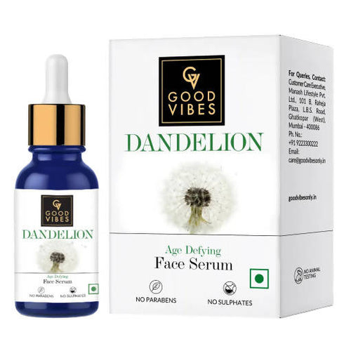 Good Vibes Dandelion Age Defying Face Serum 10ml