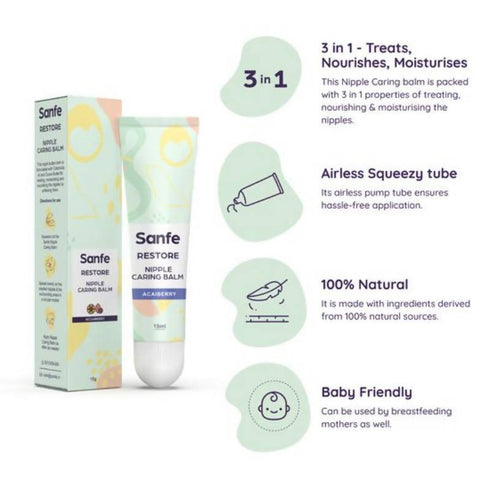 Sanfe Restore Nipple Caring Balm (Acaiberry)