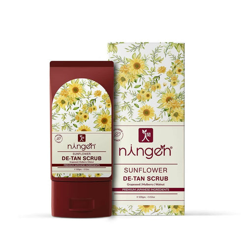 Ningen Sunflower DeTan Face Scrub