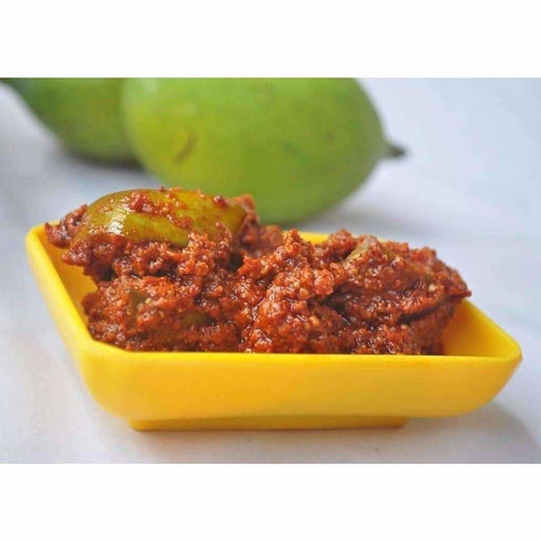 Prakruthi Mango Peeled Magaya Pickle Without Garlic
