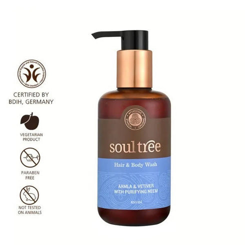 Soultree Hair & Body Wash | Aamla & Vetiver with Purifying Neem