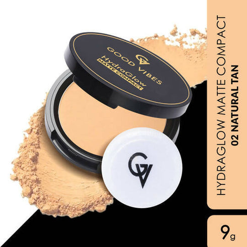 Good Vibes HydraGlow Matte Compact Natural Tan 02