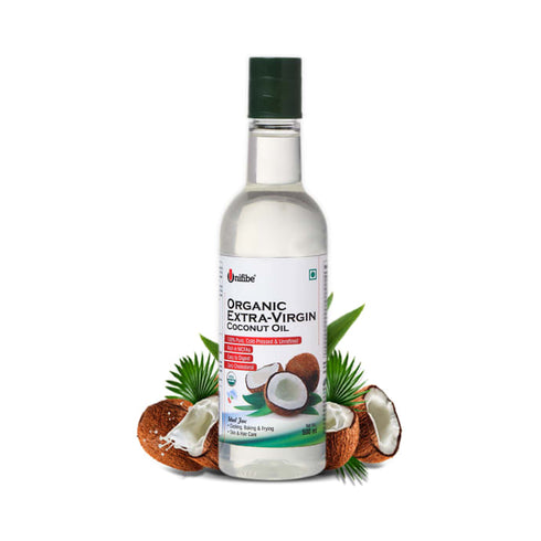Unifibe Organic Extra-Virgin Coconut Oil 500 ml Oil