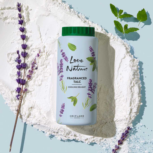 Oriflame Love Nature Fragranced Talc Cooling Delight