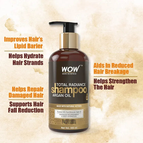 Wow Total Radiance Shampoo 300ml