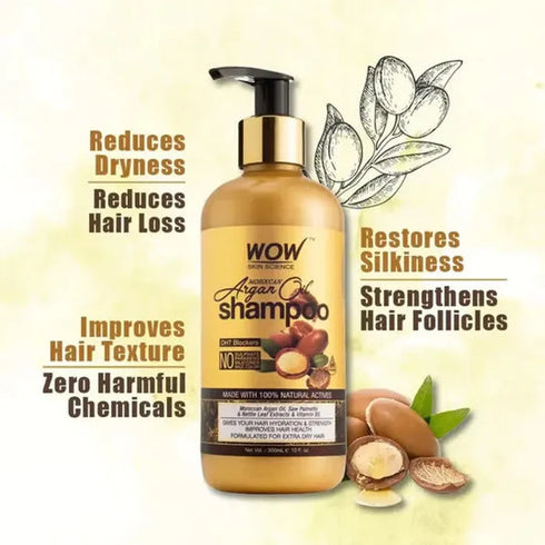 Wow Moroccan Argan Oil Shampoo 300ml
