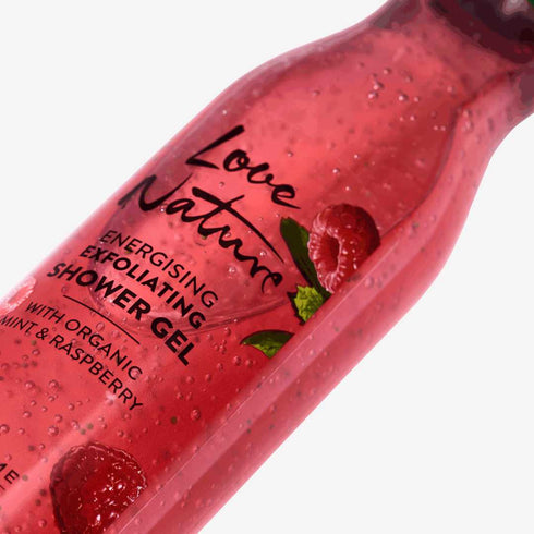 Oriflame Love Nature Exfoliating Shower Gel | Energising Mint & Raspberry