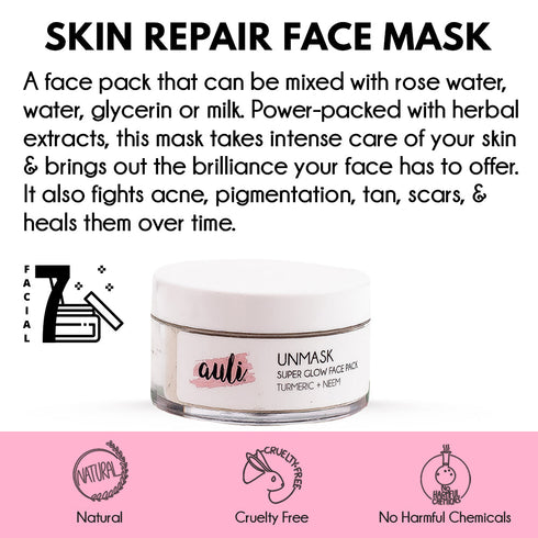 Auli Unmask Skin Repair Face Mask 35g