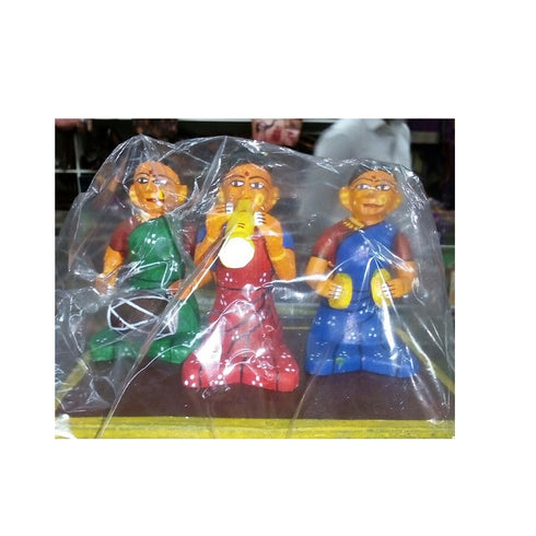 Terrain Wooden Classical Musicians Female Figurine