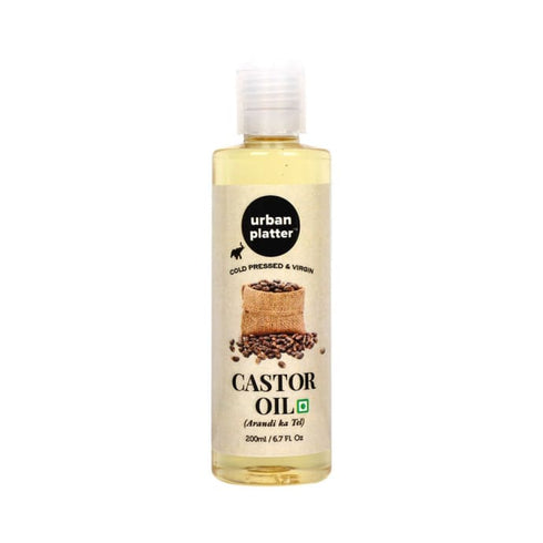 Urban Platter Cold Pressed Castor Oil,bottle of 200 ml Oil