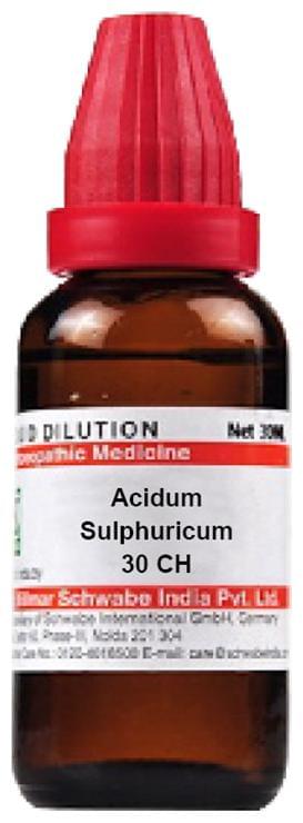 Dr Willmar Schwabe India Acidum Sulphuricum Dilution 30 CH