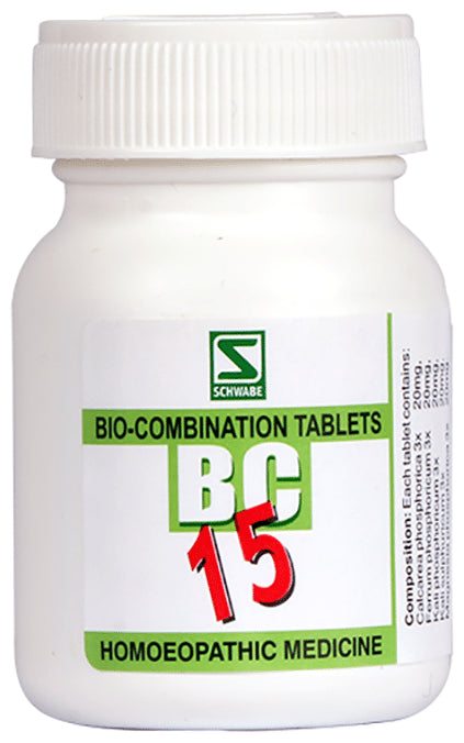 Dr Willmar Schwabe India Bio Combination 15 (BC 15) Tablet