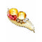 Leaf Shaped Haldi Kumkum Holder