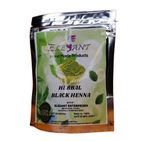 Elegant Handmade Herbal Black Henna