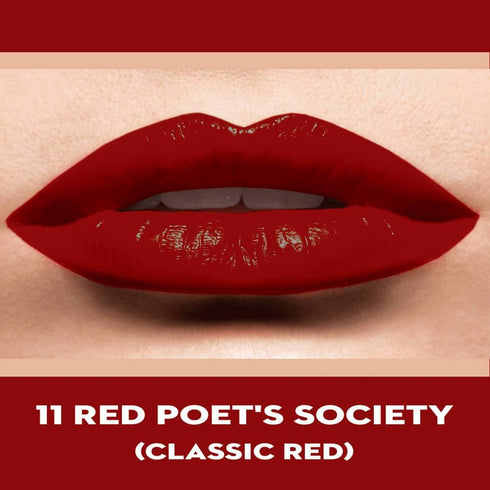 Sugar Never Say Dry Creame Lipstick Red Poet's Society | Classic Red