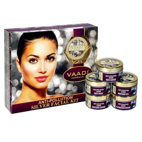 Vaadi Herbals Anti Pollution Silver Facial Kit 1 Kit 270g