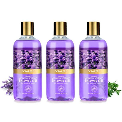 Vaadi Herbals Heavenly Lavender and Rosemary Shower Gel