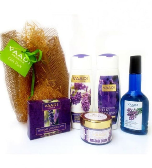 Vaadi Herbals Lavender Lilac Skin Care Gift 455g
