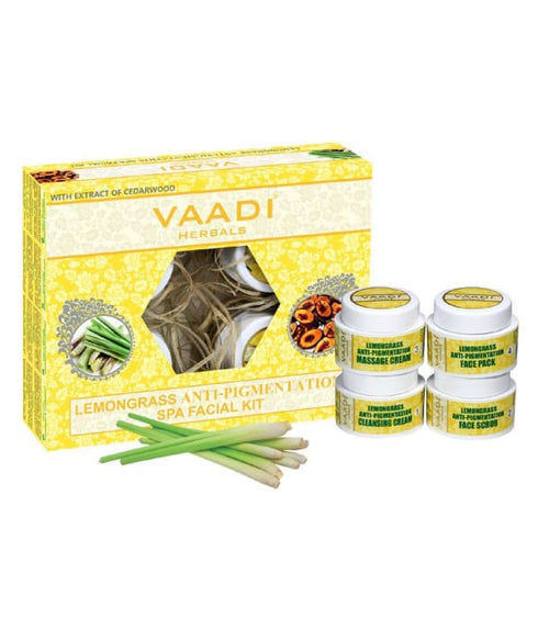 Vaadi Herbals Lemongrass Anti Pigmentation SPA Facial Kit With Cedarwood Extract 70gm