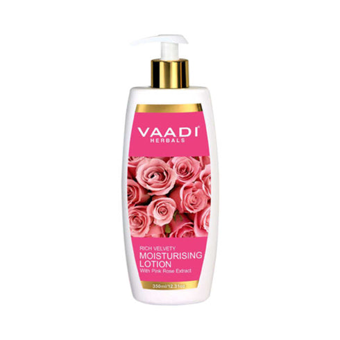 Vaadi Herbals Moisturising Lotion with Pink Rose Extract 350 ml