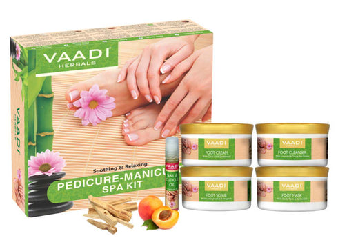 Vaadi Herbals Pedicure Manicure Spa Kit Soothing & Refreshing 640gm