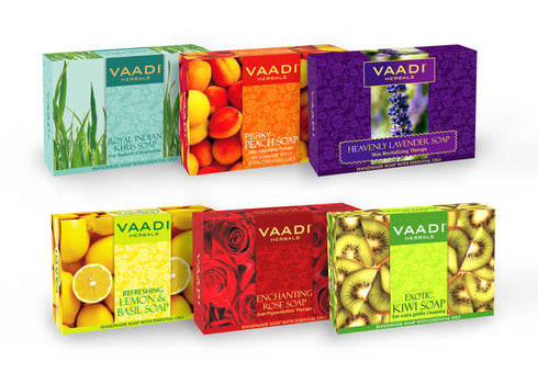 Vaadi Herbals Traditional Remedy luxurious handmade herbal soaps 450g