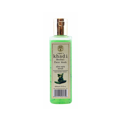 Vagad's Khadi Aloe Vera Scrub Herbal Face Wash 200 ml