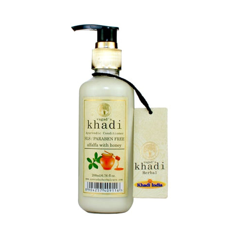 Vagad's Khadi Ayurvedic SLS and Paraben Free Alfalfa with Honey Conditioner 200 ml