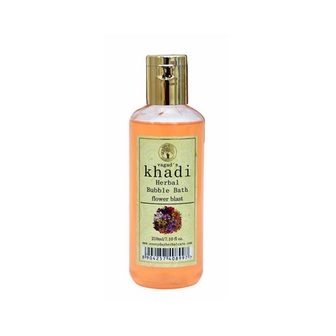 Vagad's Khadi Flower Blast Herbal Bubble Bath 210 ml Liquid