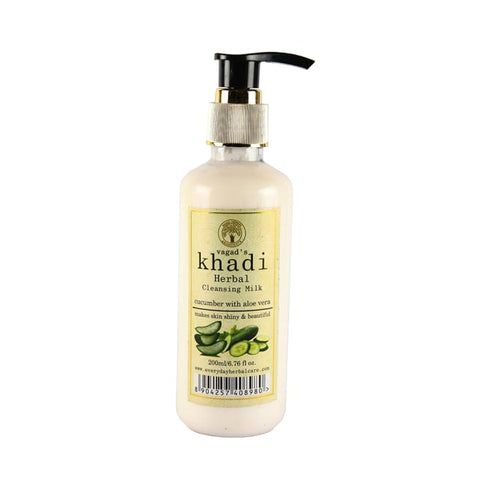 Vagad's Khadi Herbal Cucumber with Aloe Vera Cleansing Milk