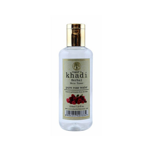 Vagad's Khadi Herbal Pure Rose Water 210 ml