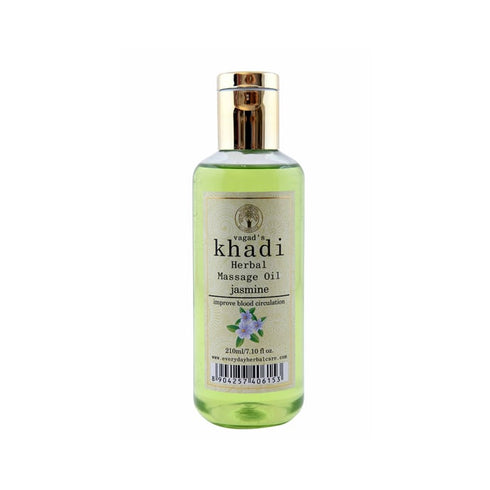 Vagad's Khadi Jasmine Herbal Massage Oil 210 ml