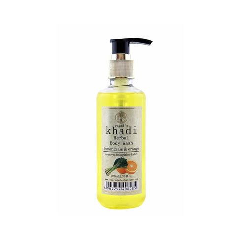Vagad's Khadi Lemongrass & Orange Herbal Body Wash